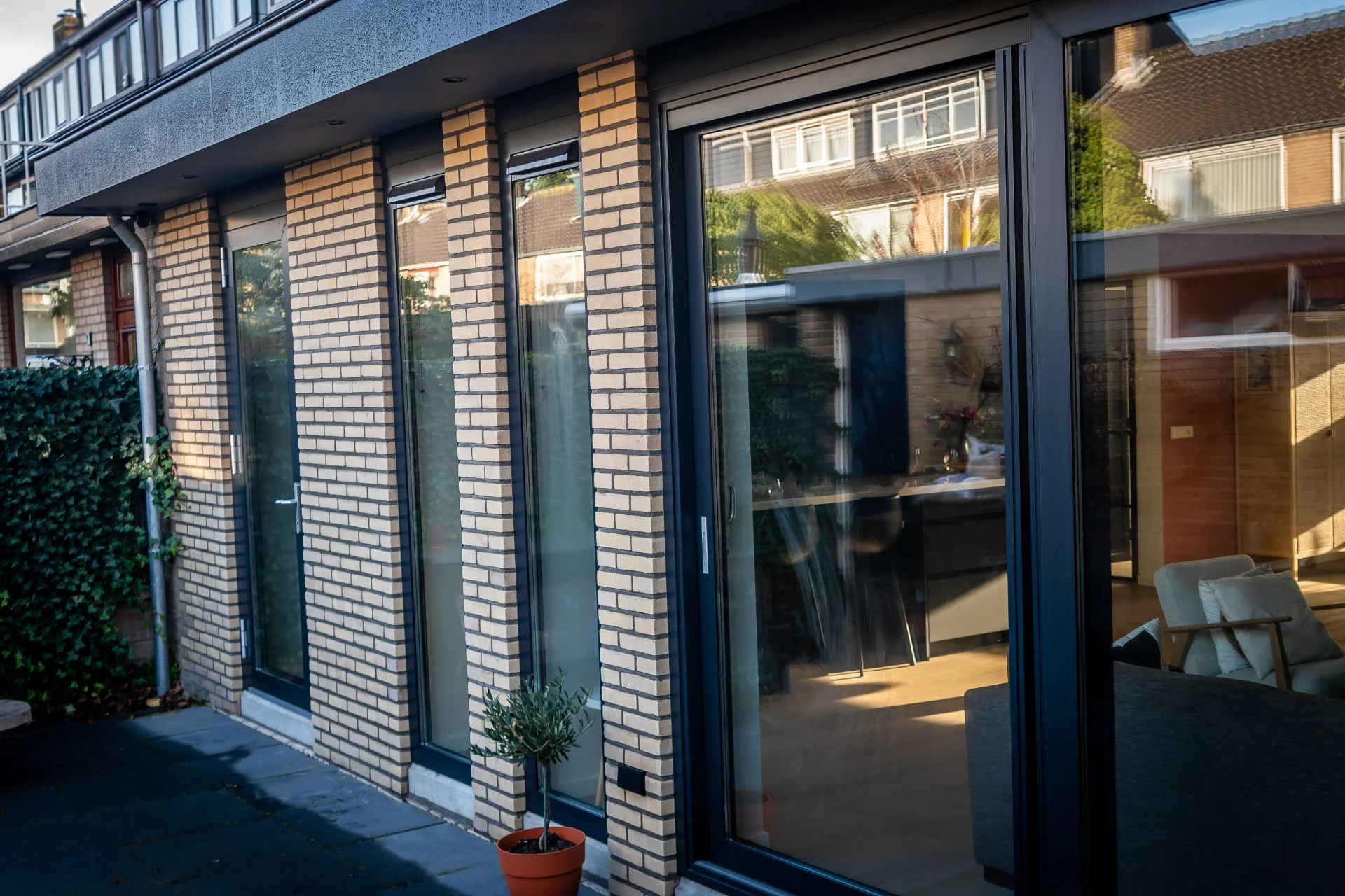 Draaikiepraam | 2 vakken | aluminium